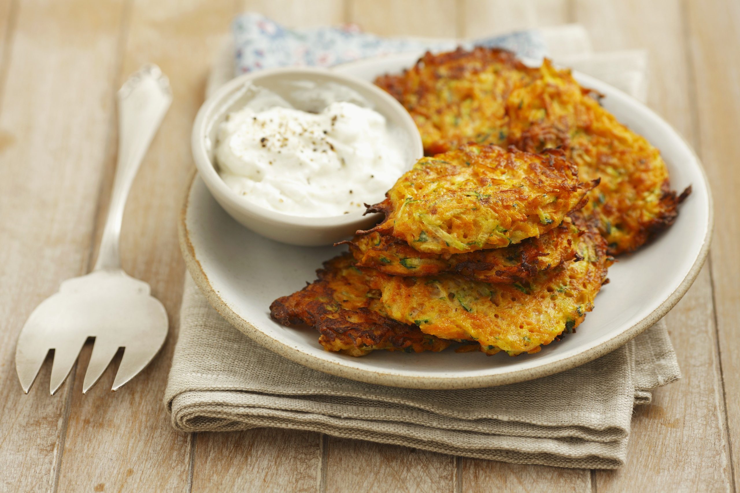 Frittelle di carote e zucchine