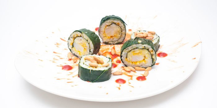 Sushi di cavolo nero